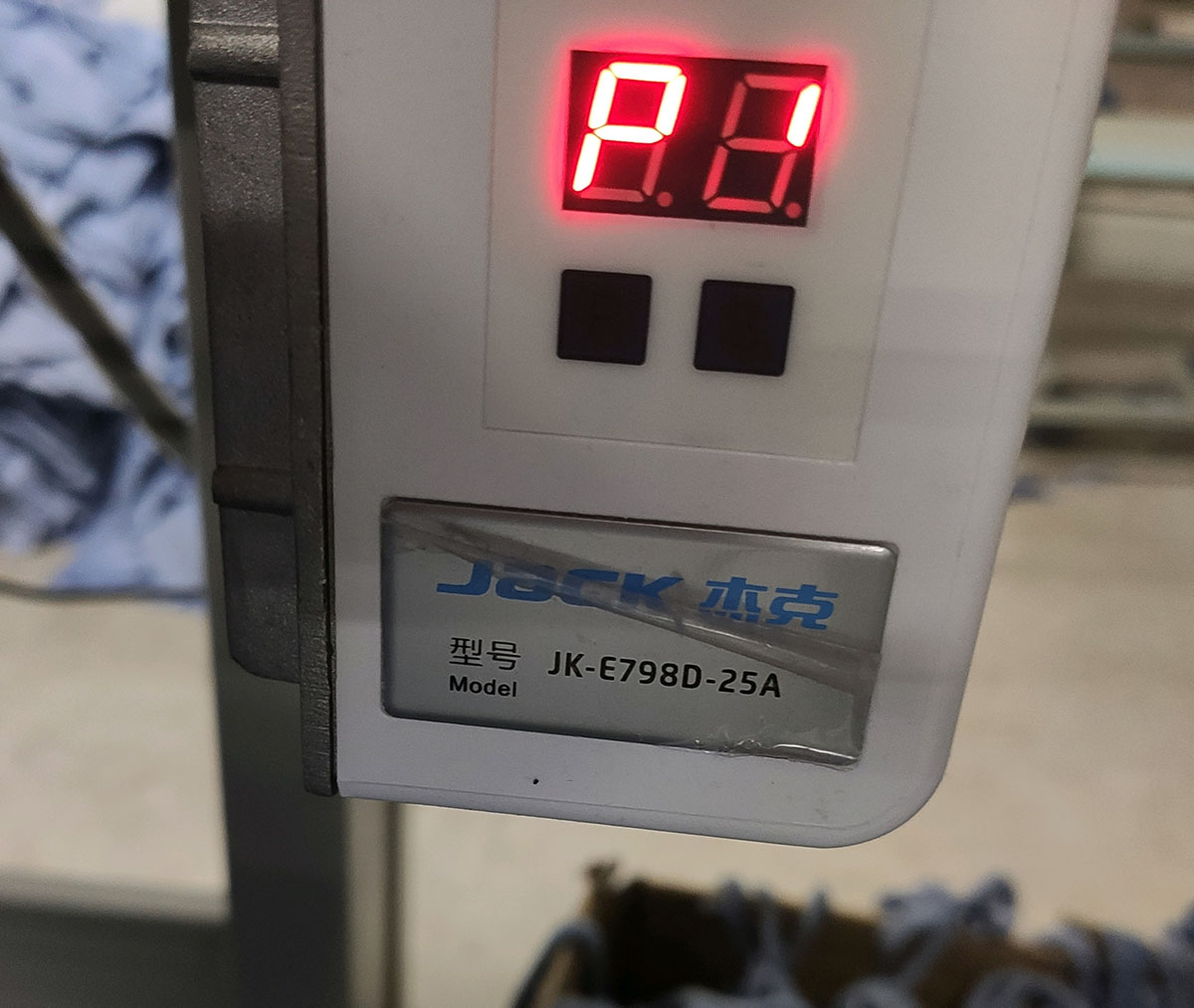 杰克JACK,JK-E798D-25A怎么調速度？